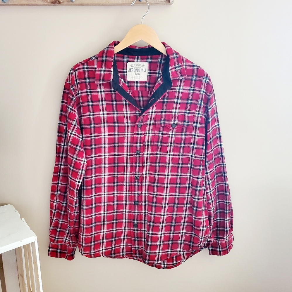 Aeropostale Men's L Flannel